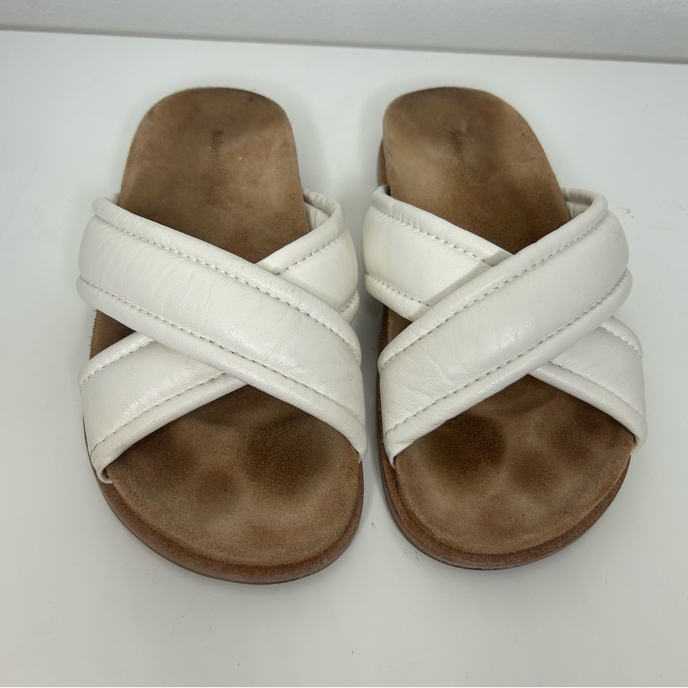 Reformation White Leather Sandals - Picture 3 of 6